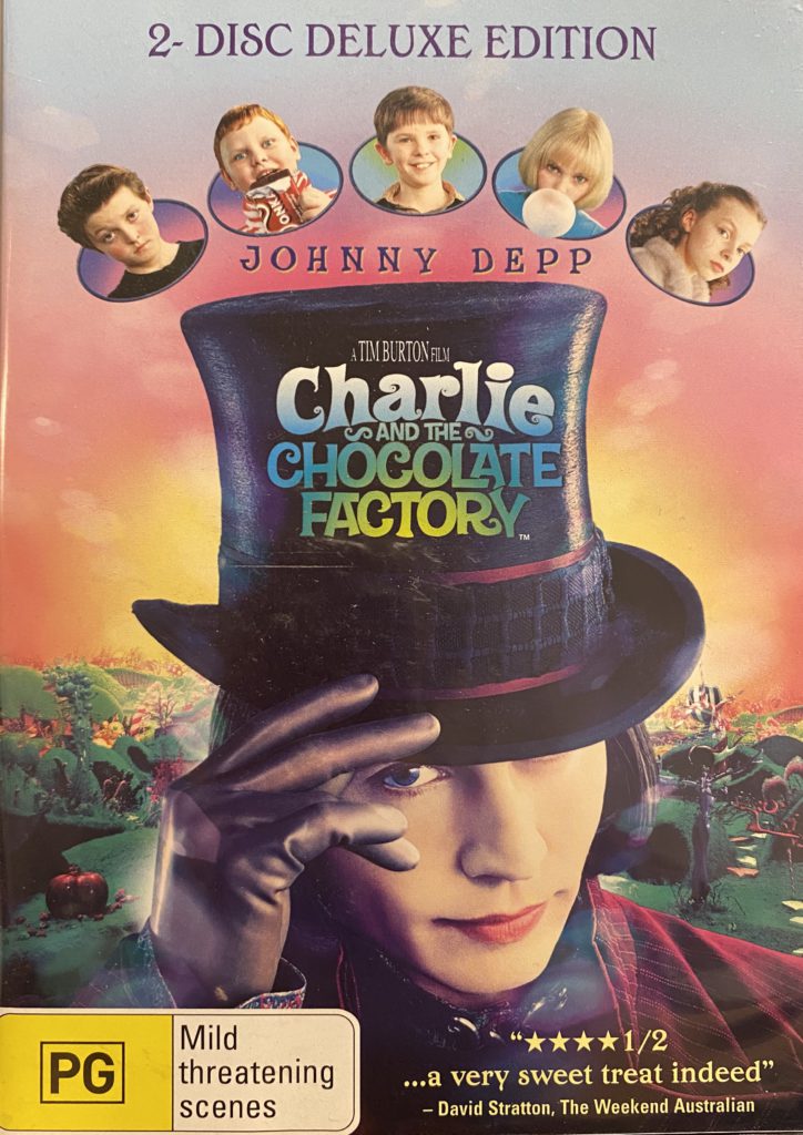 Charlie and the Chocolate Factory DVD cover