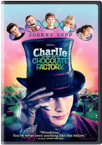 Charlie and the Chocolate Factory DVD cover