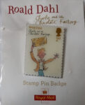 Royal Mail "Charlie and the Chocolate Factory" Stamp Pin Badge