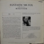 Fantastic Mr. Fox LP reverse cover