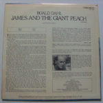 James and the Giant Peach LP reverse cover