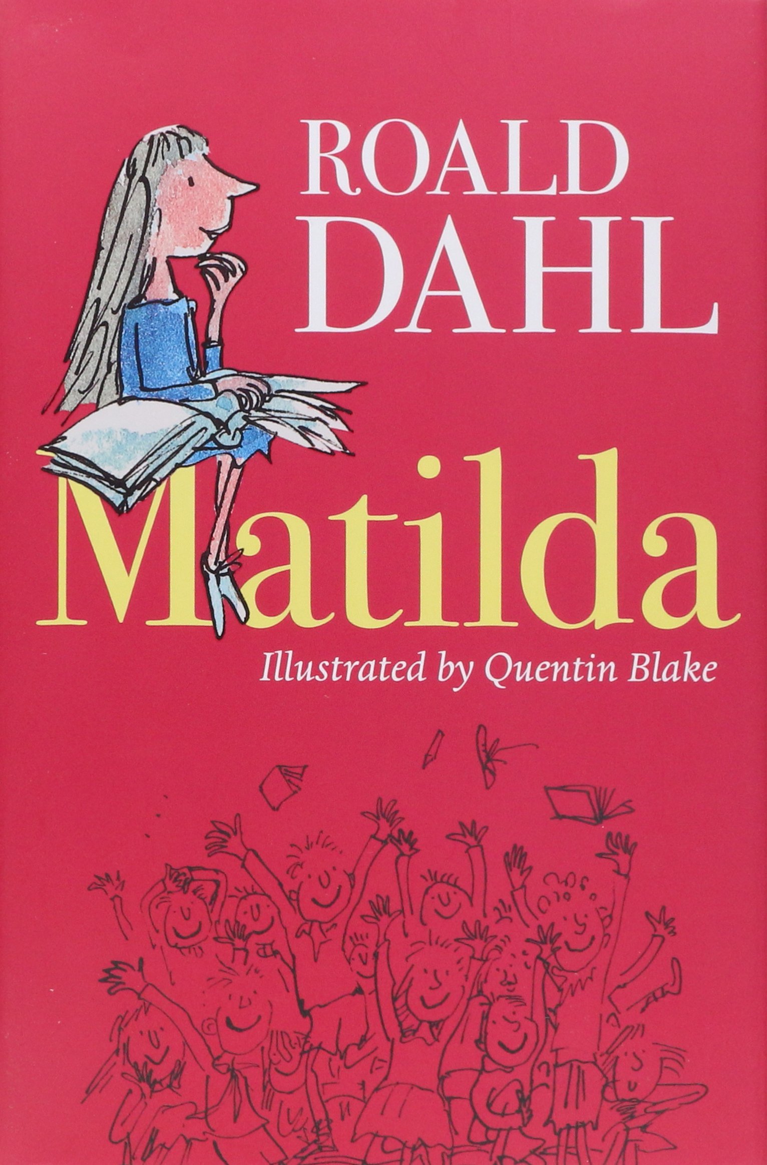Image result for image of matilda by roald dahl red cover
