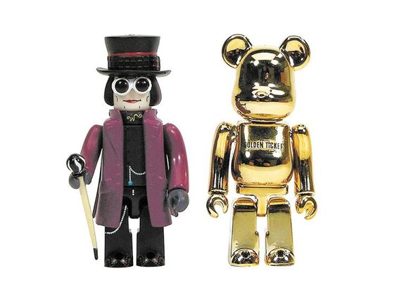 Wonka Kubrick and Golden Ticket Be@rbrick