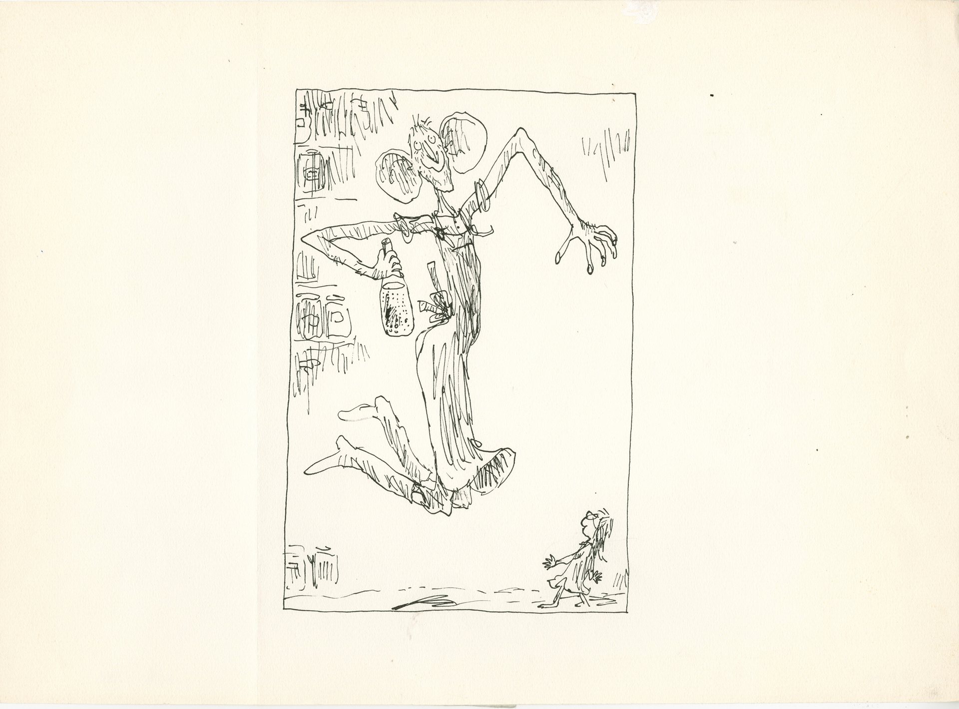 Quentin Blake’s unpublished illustrations of The BFG – Roald Dahl Fans